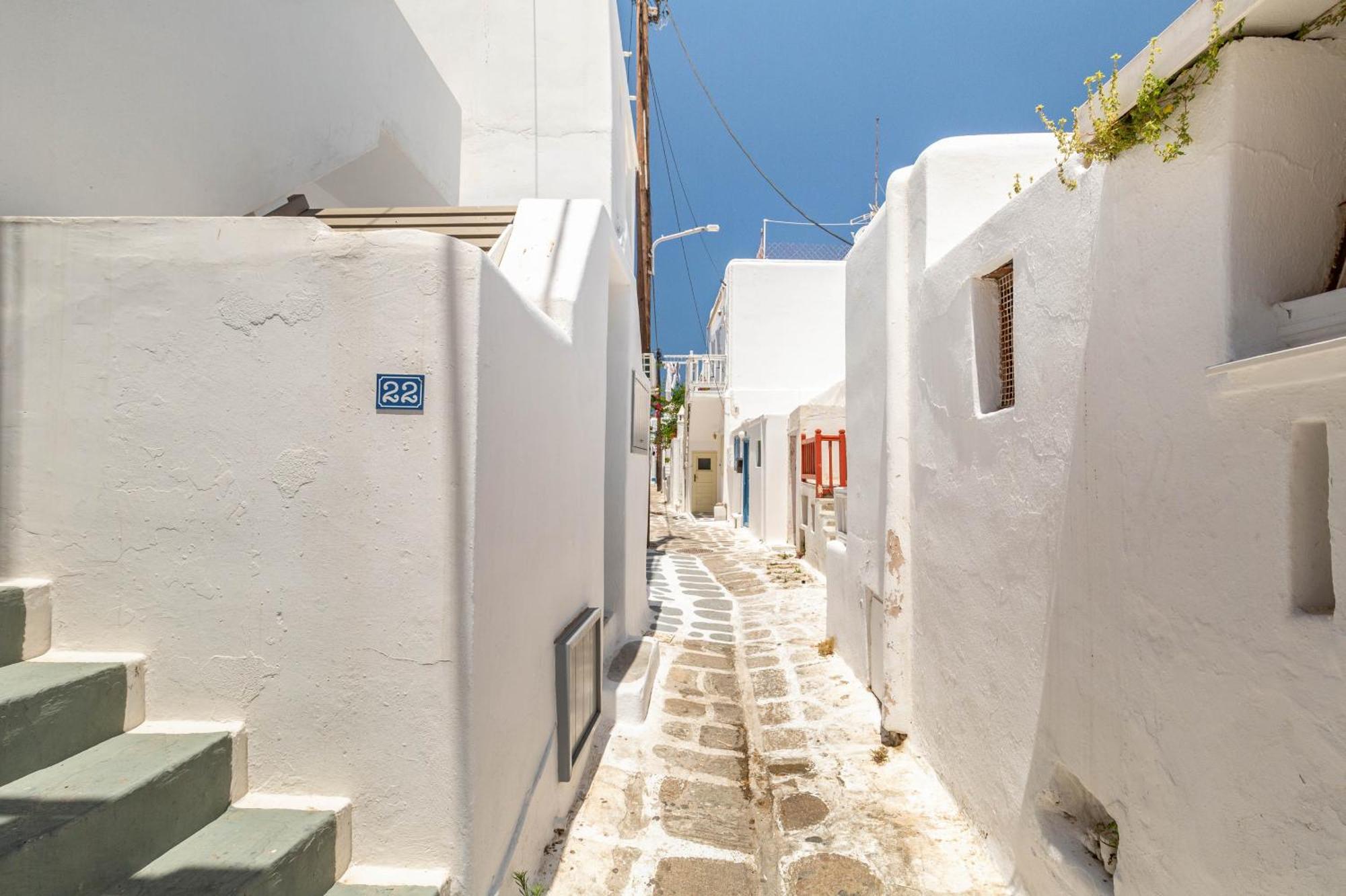Elenitas Flat Next To The Windmills Lägenhet Mykonos Town Exteriör bild